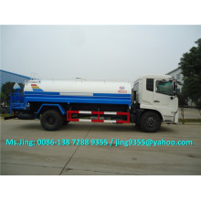 Camion à eau de 3000 à 4 000 gallons, camion à réservoir à eau 4 * 2 avec moteur 180HP / 210HP